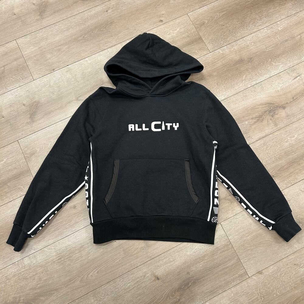 All City By Just Don Core Hoodie Sweater size Small S Black B20